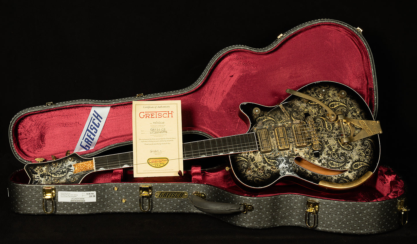 Masterbuilt G6134CS 1959 Penguin by Gonzalo Madrigal - Heavy Relic, 3-Pickups