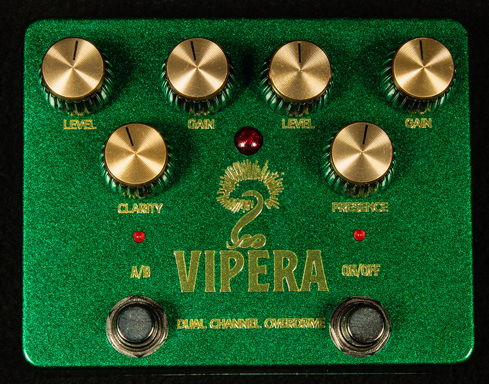 2 channel overdrive pedal Wildwood-Exclusive Vipera Dual Overdrive