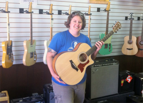 My New Taylor 314ce Acoustic Guitar