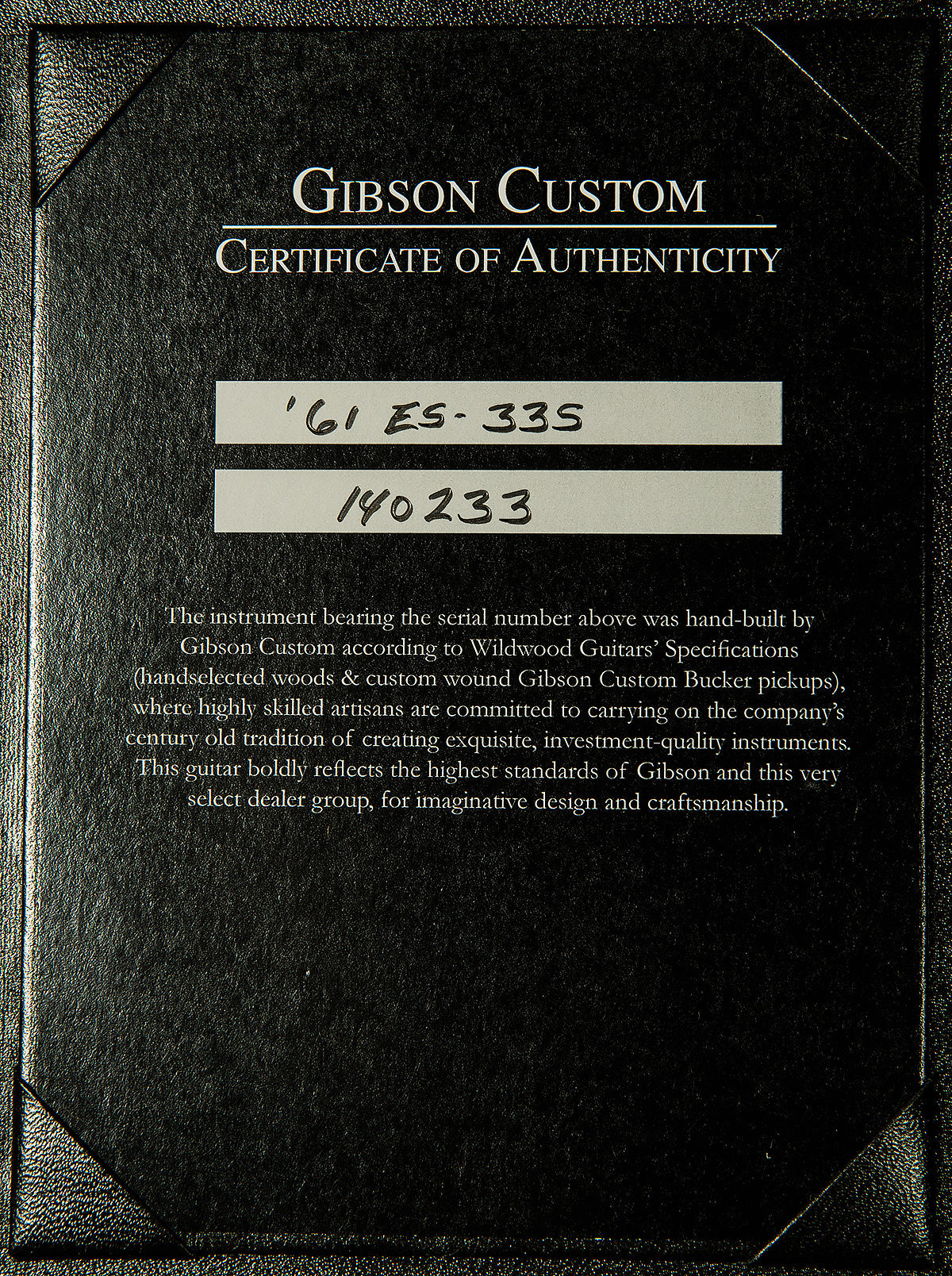 Wildwood Spec 1961 ES-335 Figured - Gloss