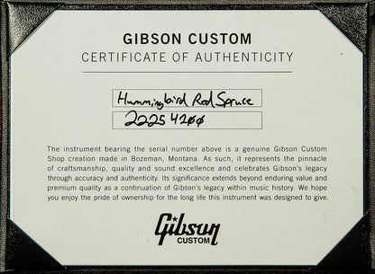 Custom Shop Red Spruce Hummingbird - Customized Color for Wildwood