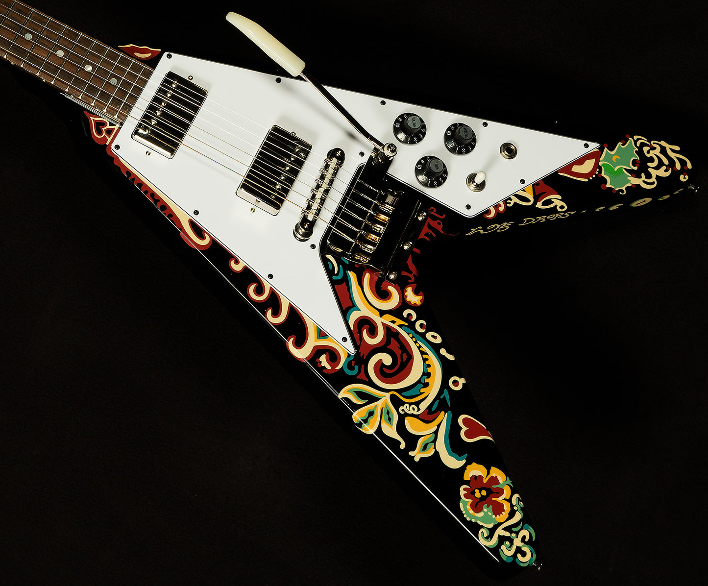 Inspired by Gibson Custom Series Limited Jimi Hendrix "Love Drops" Flying V - One of 2200 Worldwide