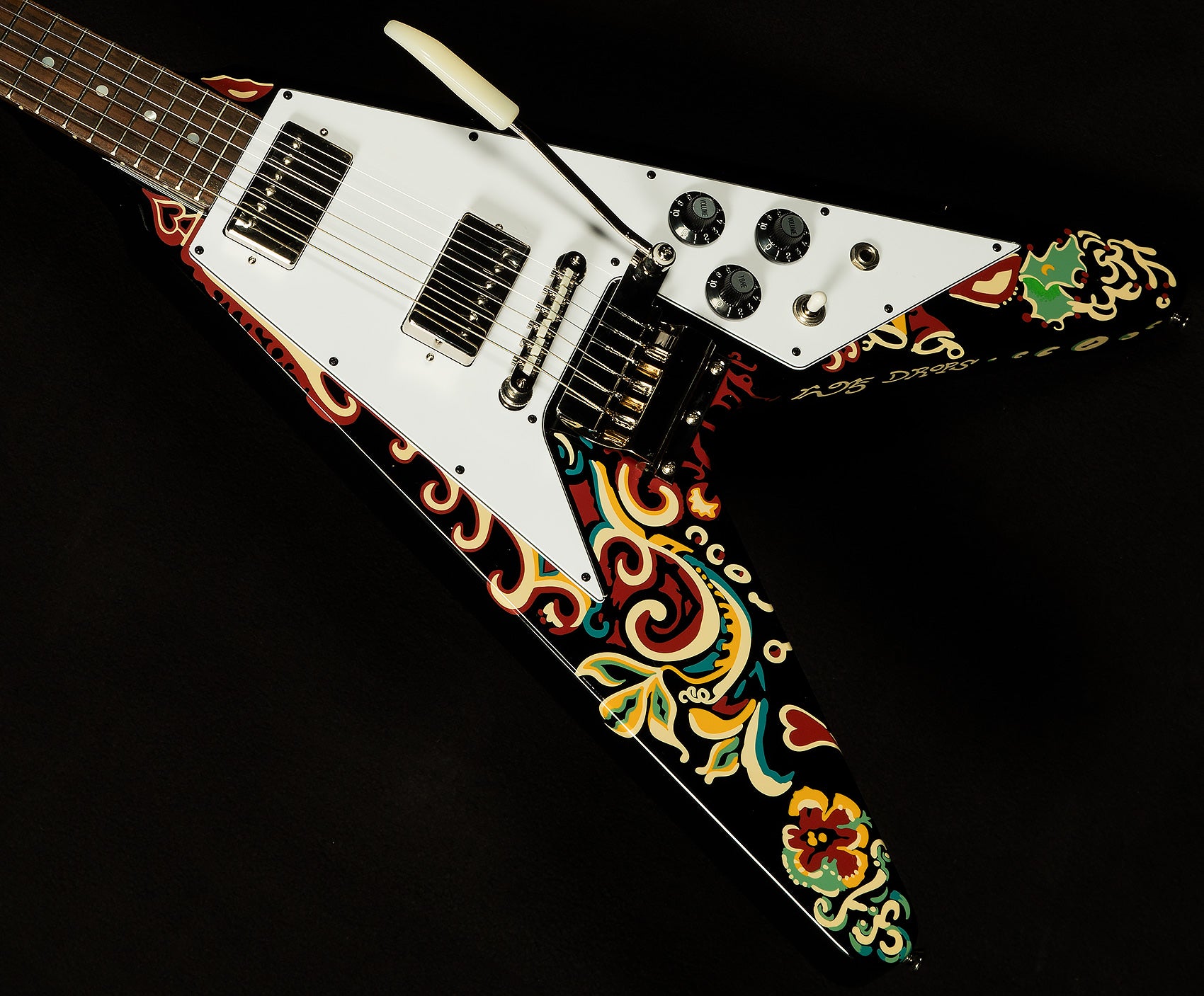 Inspired by Gibson Custom Series Limited Jimi Hendrix "Love Drops" Flying V - One of 2200 Worldwide