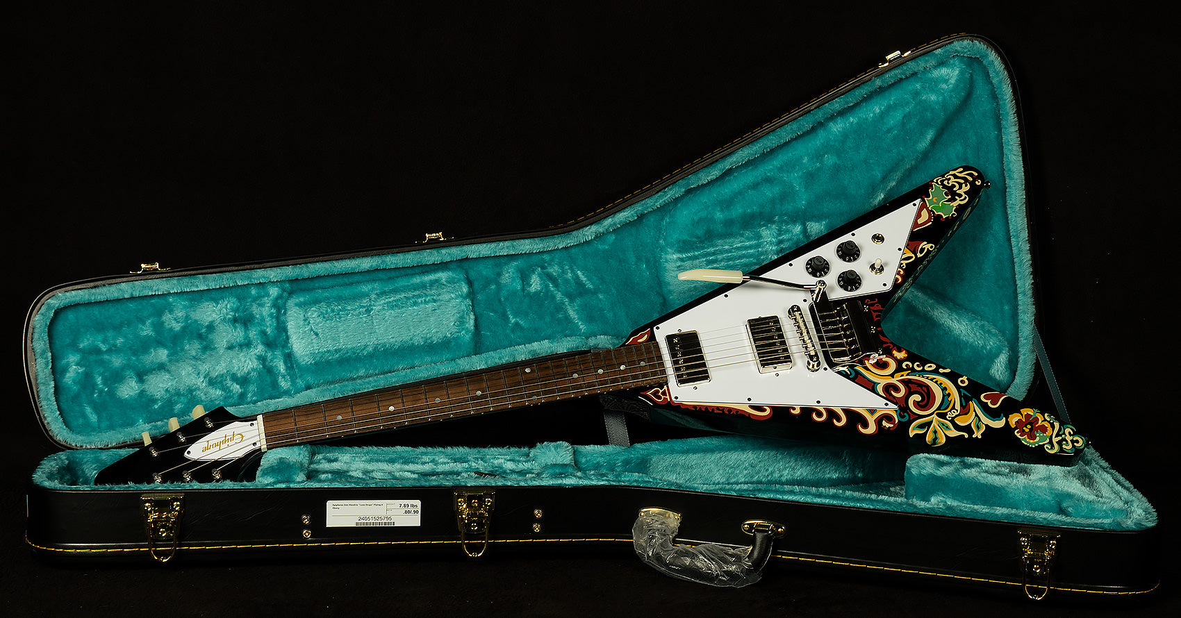 Inspired by Gibson Custom Series Limited Jimi Hendrix "Love Drops" Flying V - One of 2200 Worldwide