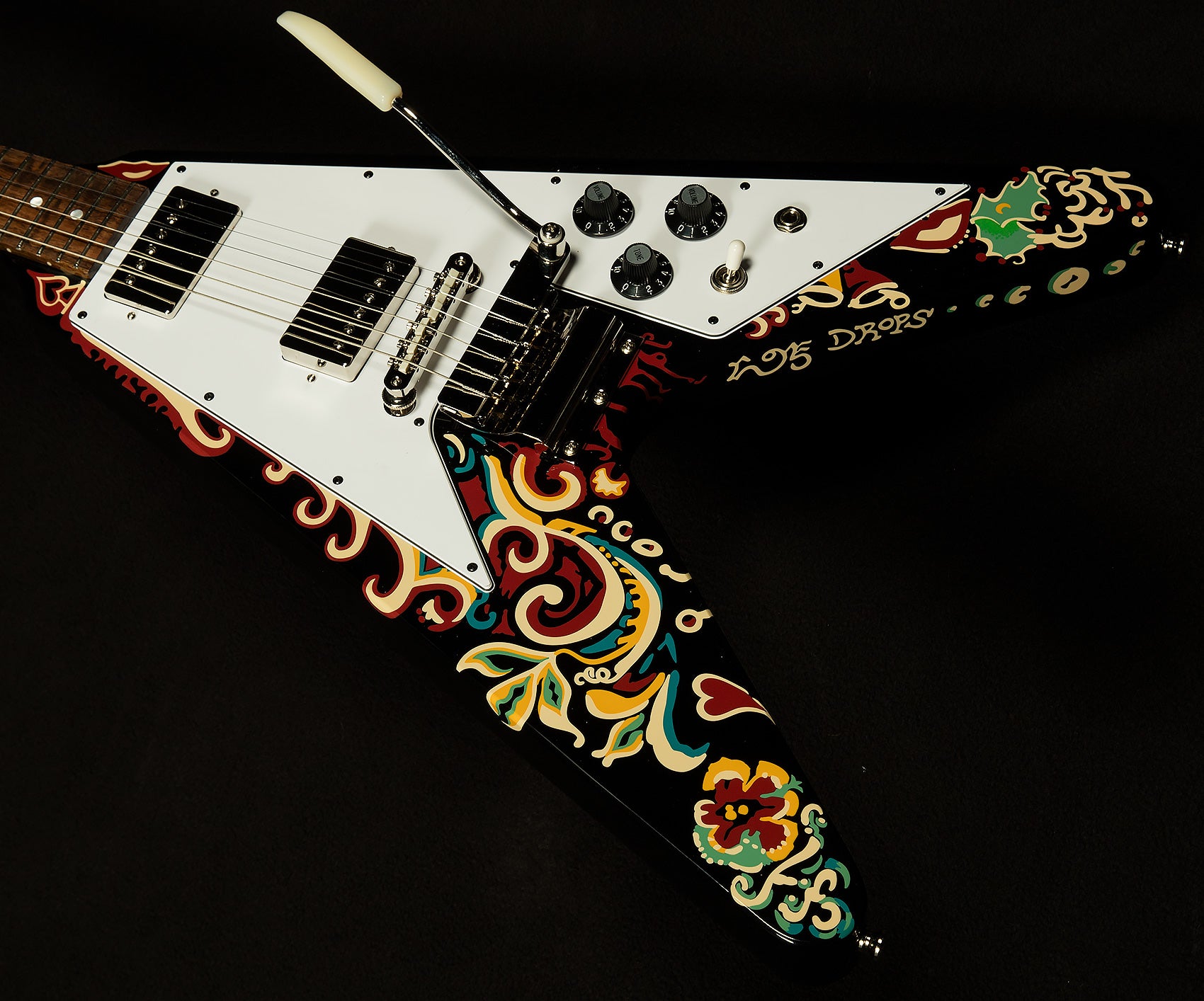 Inspired by Gibson Custom Series Limited Jimi Hendrix "Love Drops" Flying V - One of 2200 Worldwide
