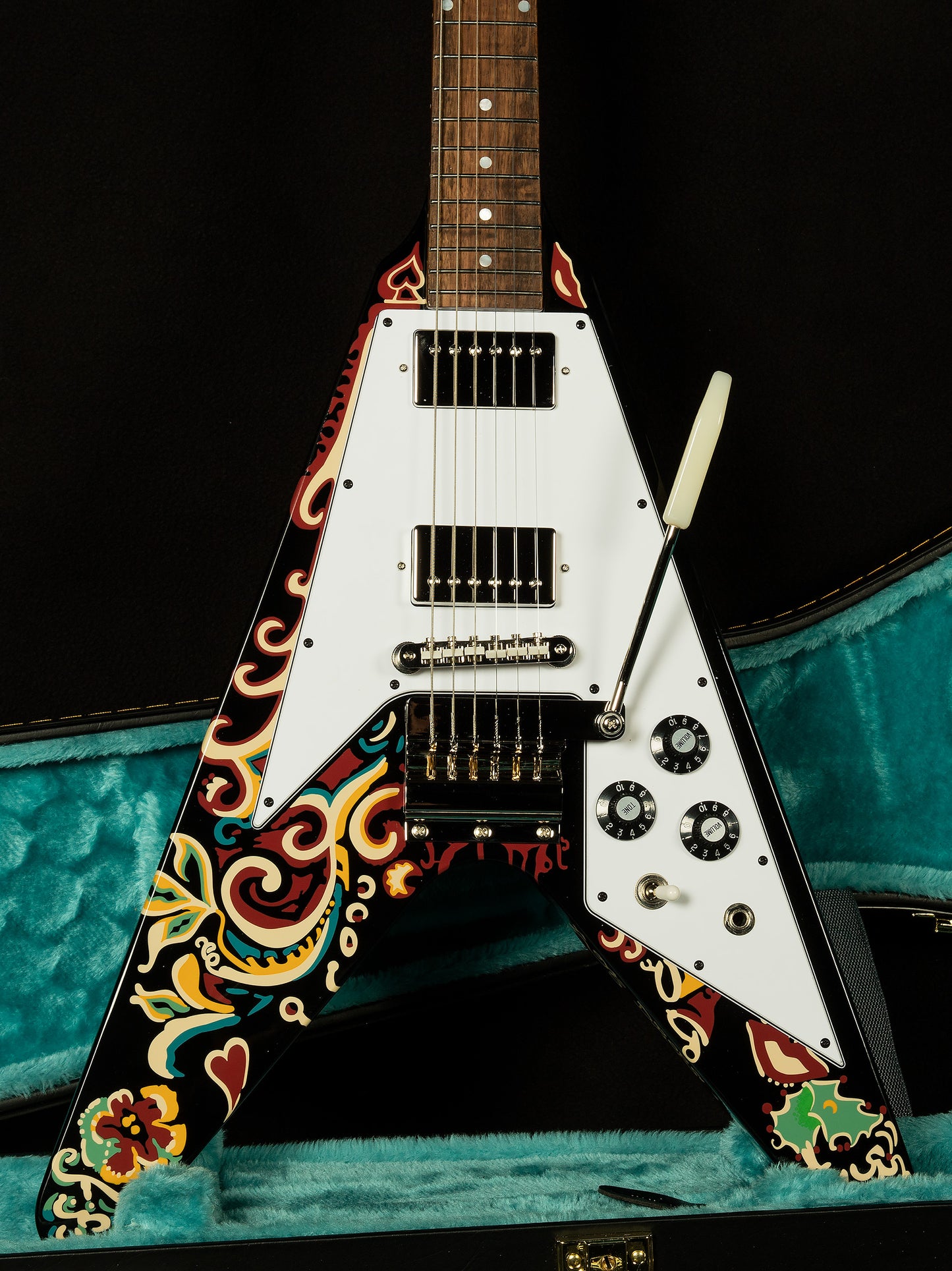 Inspired by Gibson Custom Series Limited Jimi Hendrix "Love Drops" Flying V - One of 2200 Worldwide