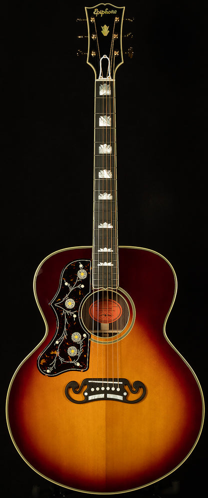 Left-handed Inspired by Gibson Custom Pre-War Sj-200 Rosewood