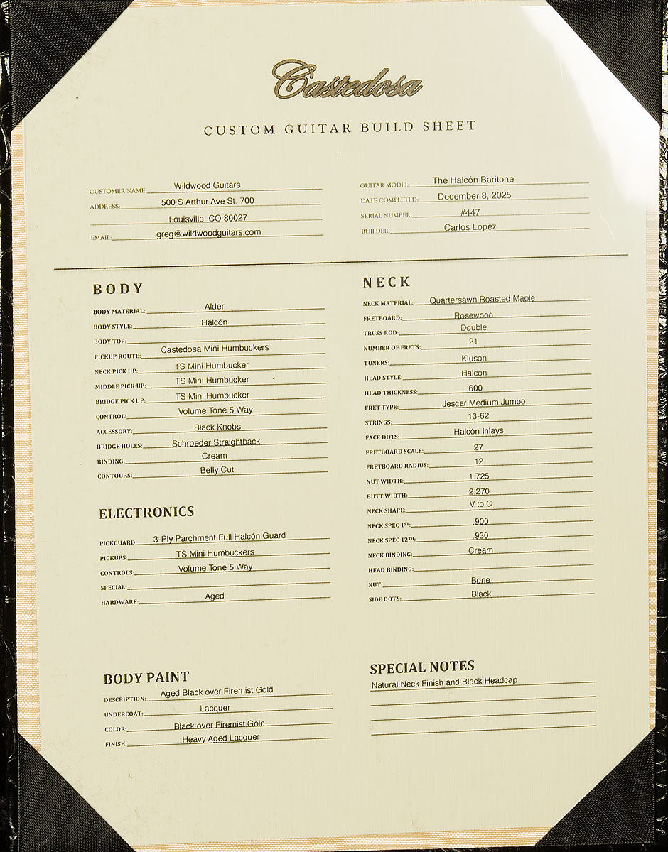 "El Halcón" Baritone