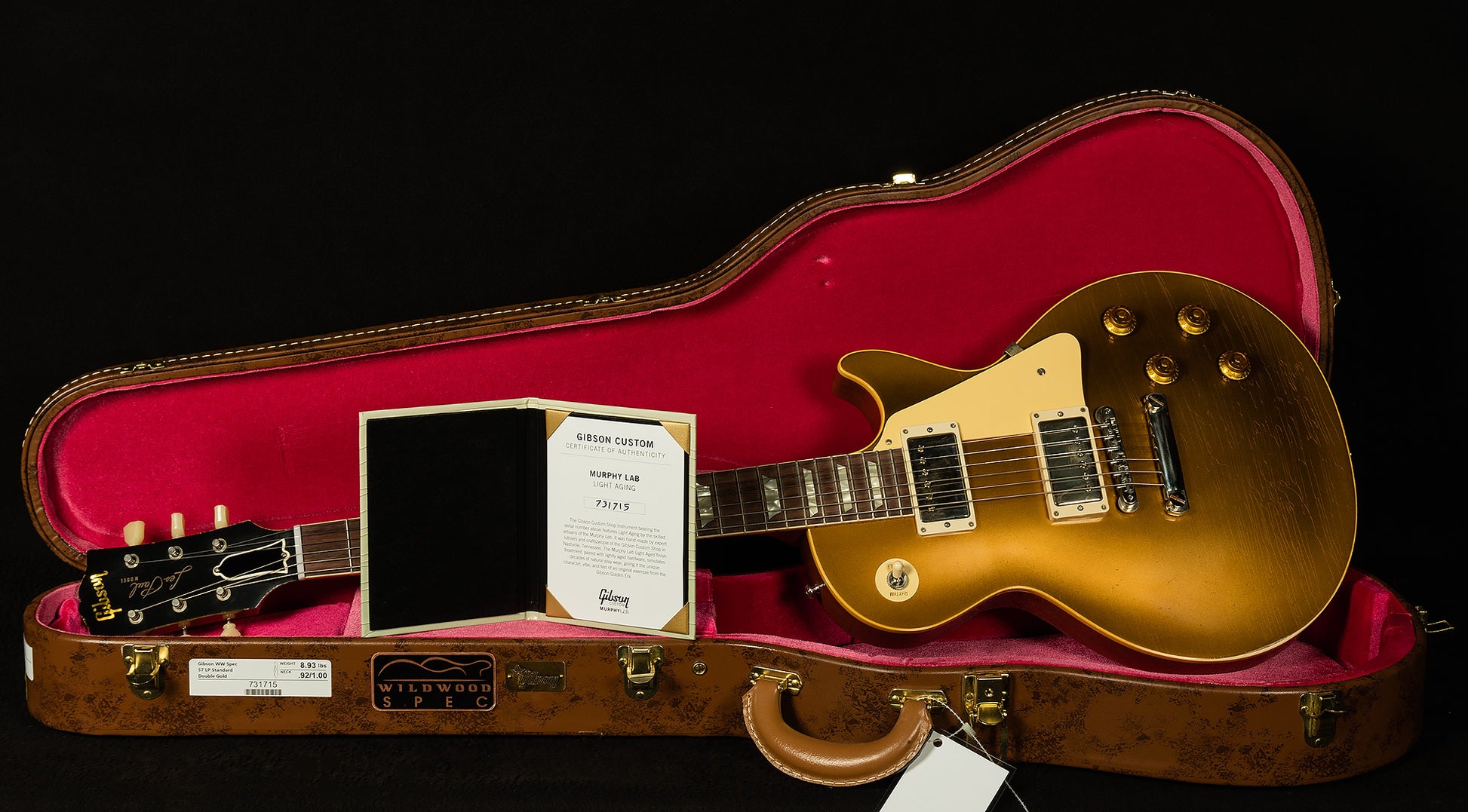 Wildwood Spec 1957 Les Paul Standard - Light Aged