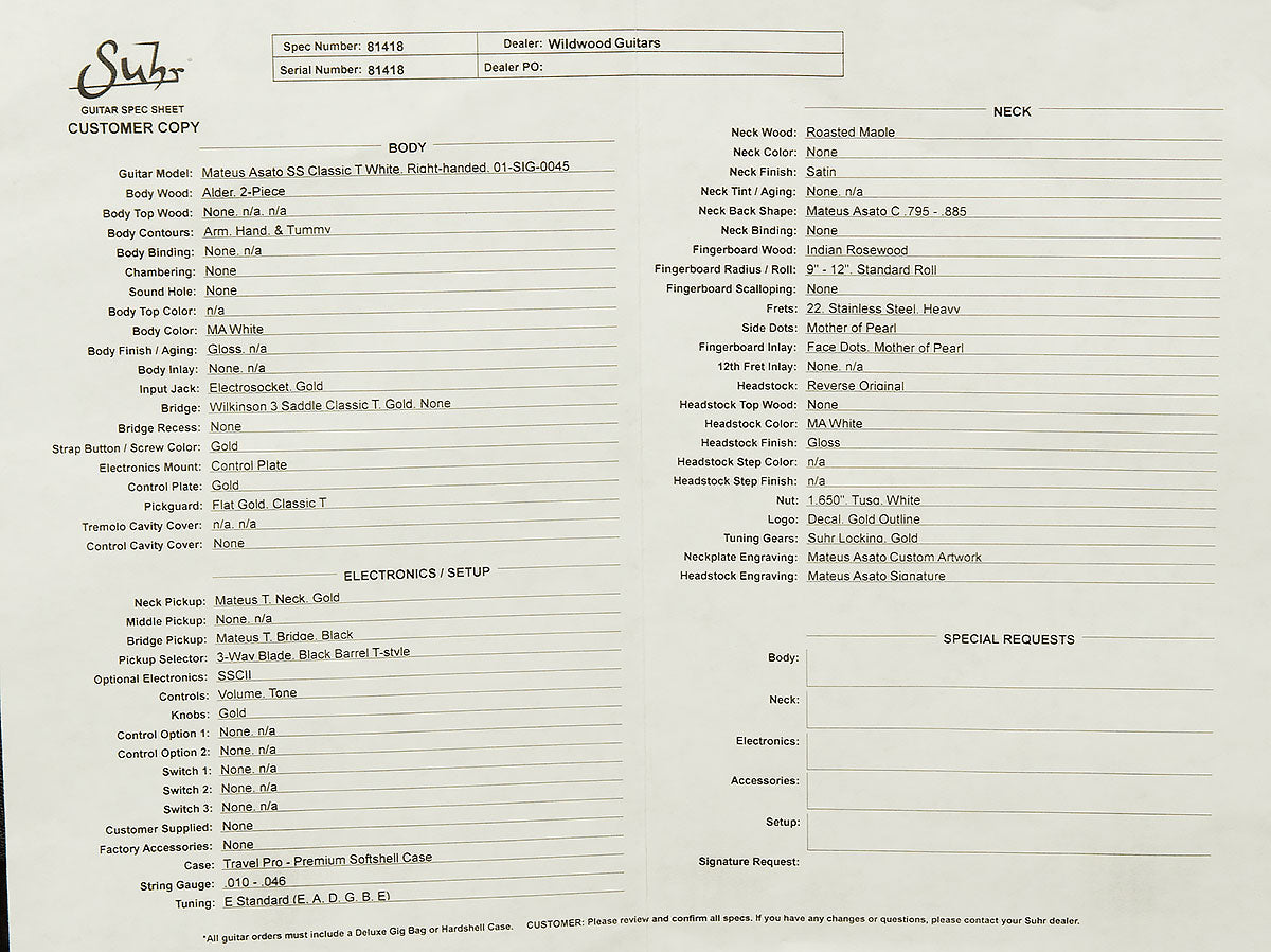 Mateus Asato Signature Classic T