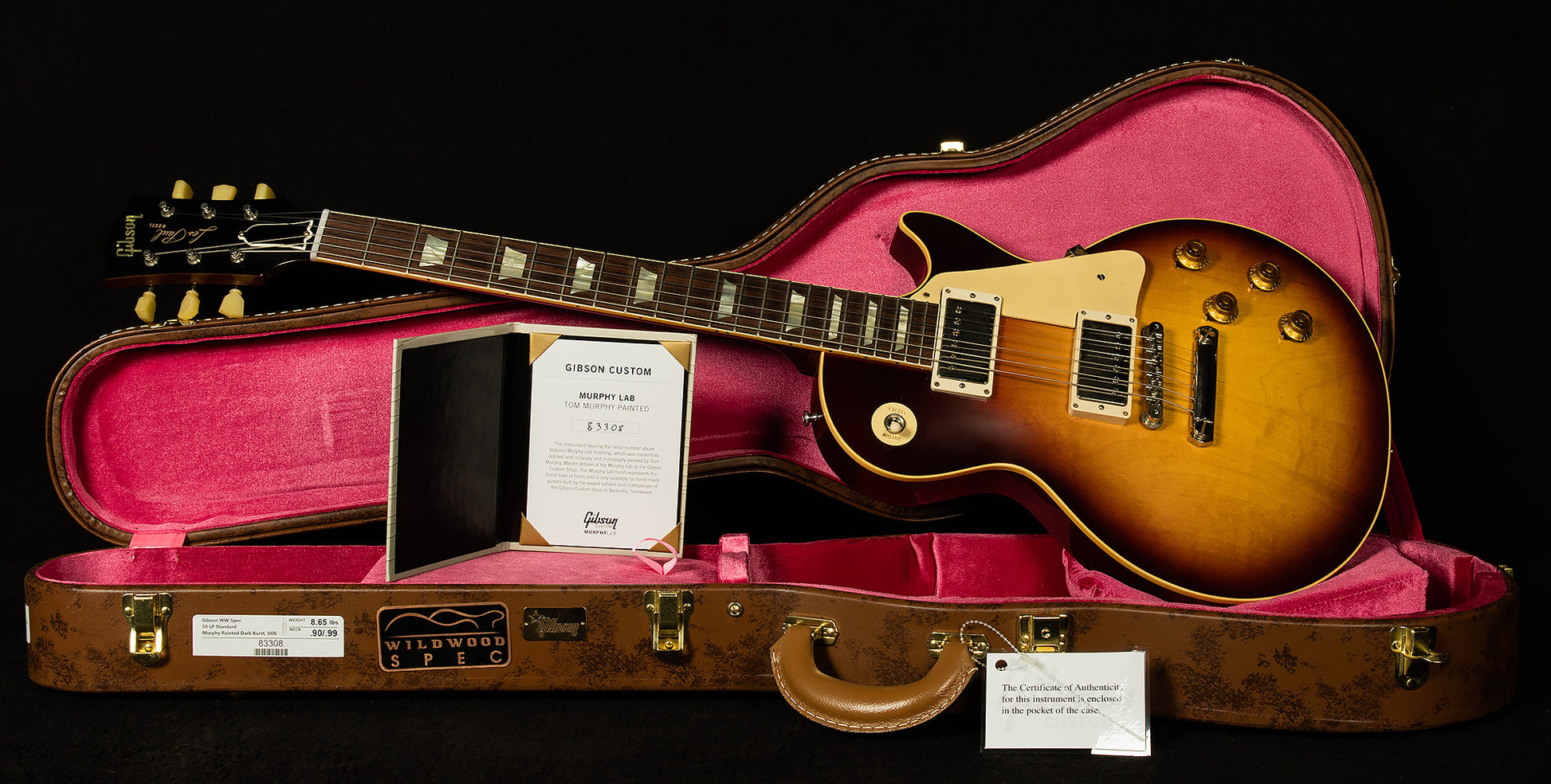 Wildwood Spec by Tom Murphy 1958 Les Paul Standard - VOS