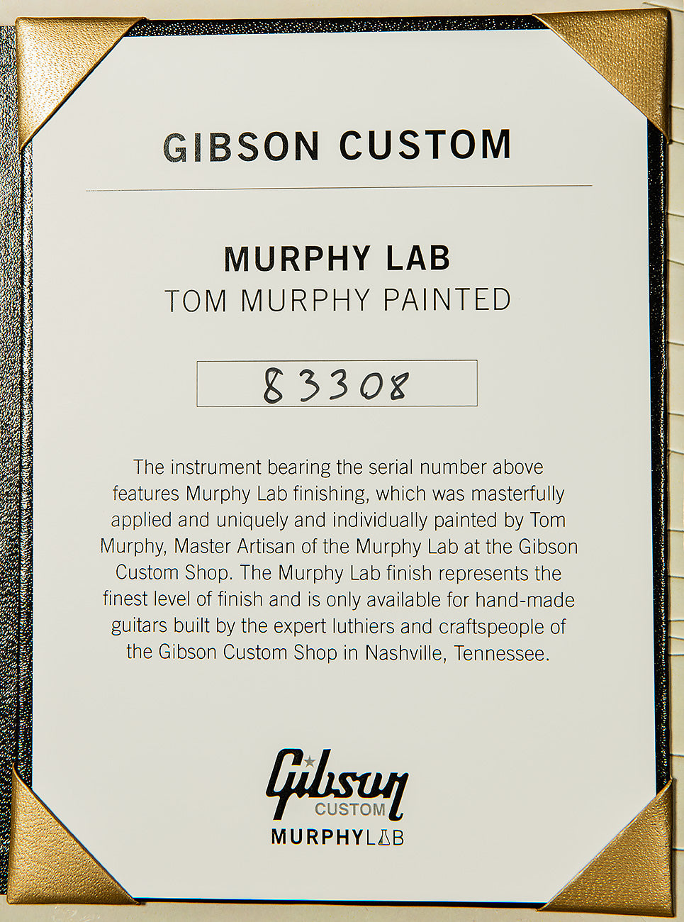 Wildwood Spec by Tom Murphy 1958 Les Paul Standard - VOS