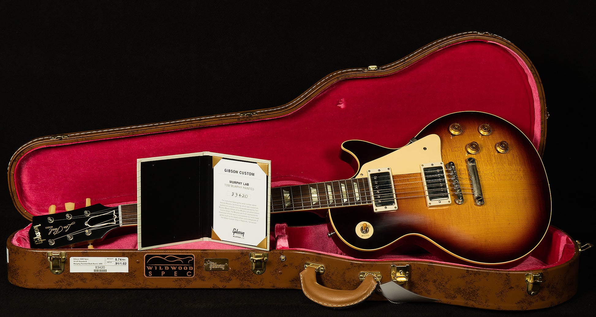 Wildwood Spec by Tom Murphy 1958 Les Paul Standard - VOS