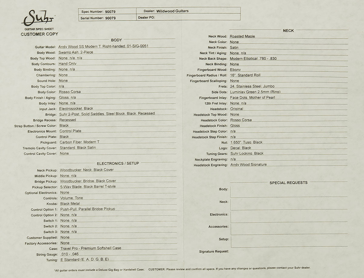 Andy Wood Signature 10th Anniversary Modern T