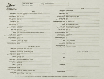 Andy Wood Signature 10th Anniversary Modern T