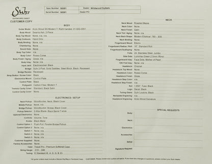 Andy Wood Signature 10th Anniversary Modern T