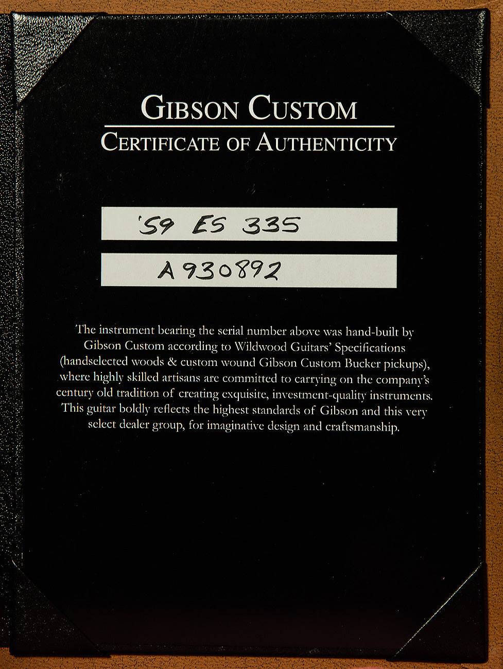 Wildwood Spec 1959 ES-335 Reissue - Gloss