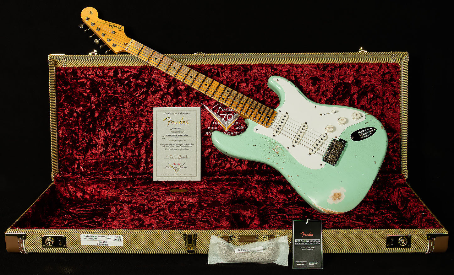 Limited Wildwood 10 70th Anniversary 1954 Stratocaster - Heavy Relic