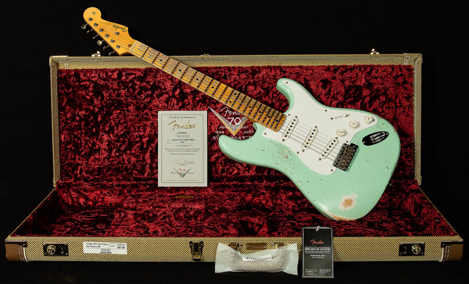 Limited Wildwood 10 70th Anniversary 1954 Stratocaster - Heavy Relic