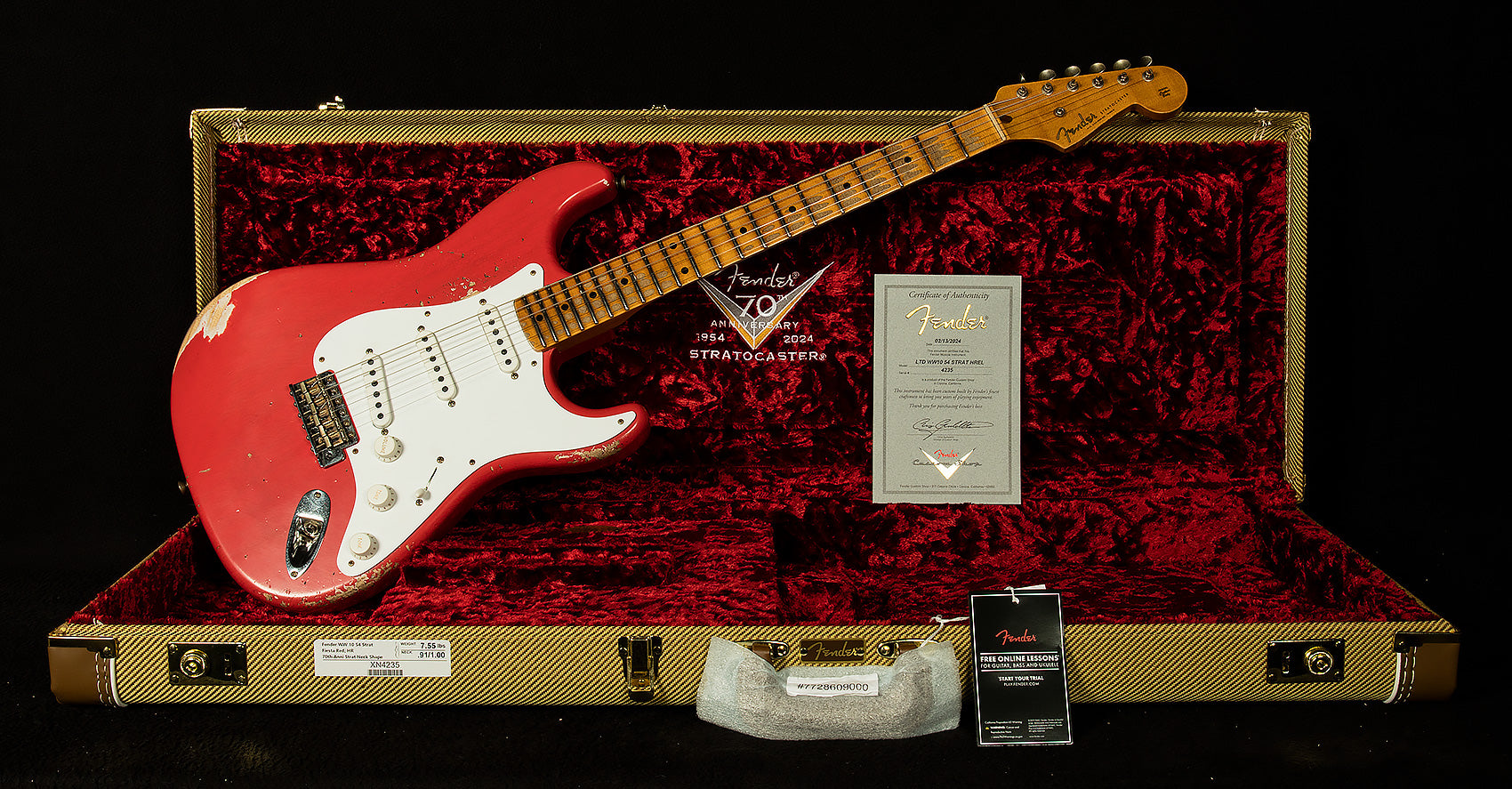 Limited Wildwood 10 70th Anniversary 1954 Stratocaster - Heavy Relic