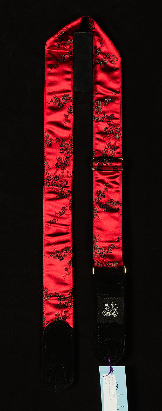 Black Bamboo on Red
