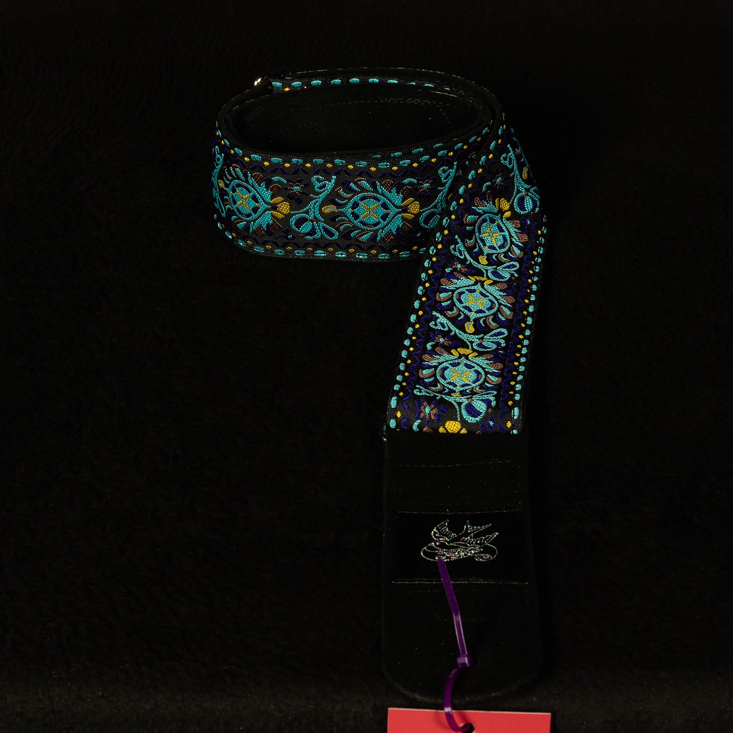 Light Blue Flower Woven