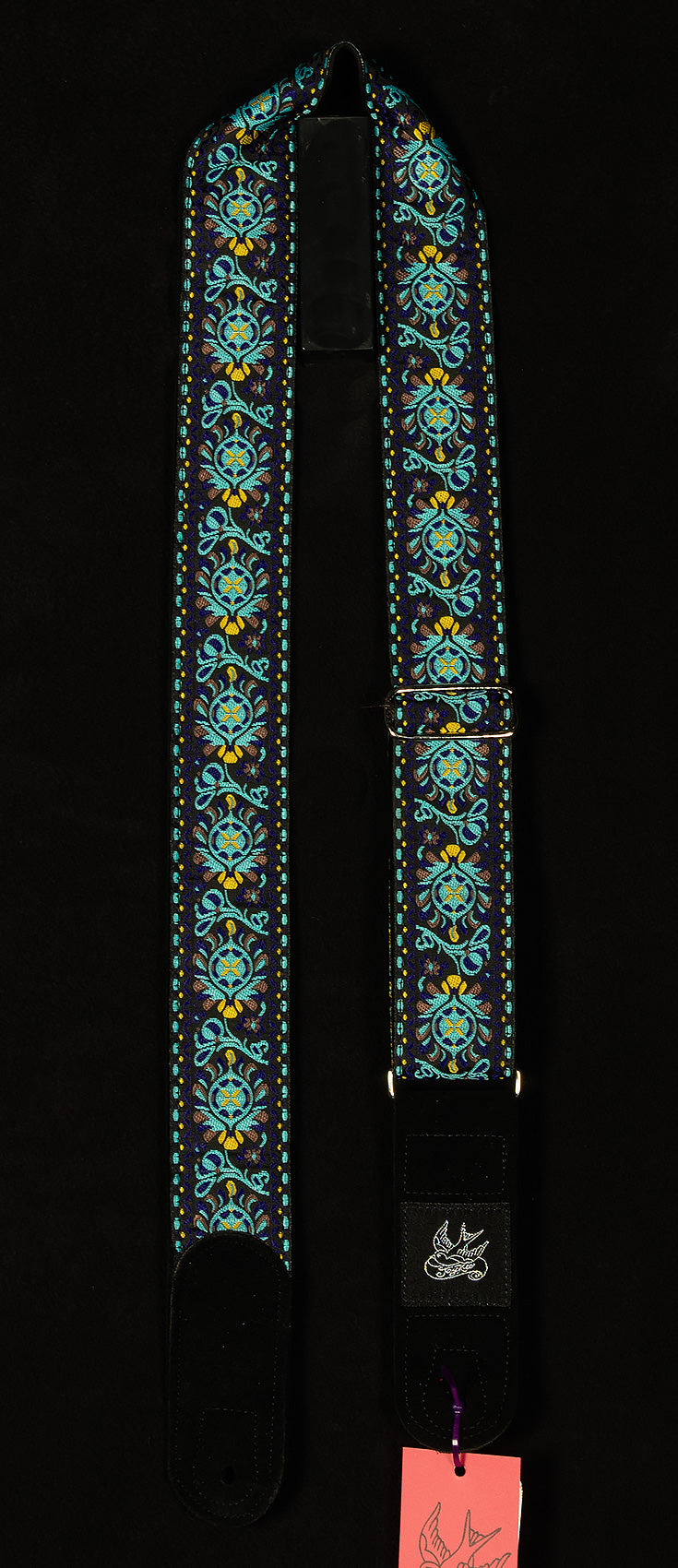 Light Blue Flower Woven