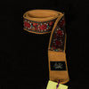 Toasty Red and Brown Flower Woven