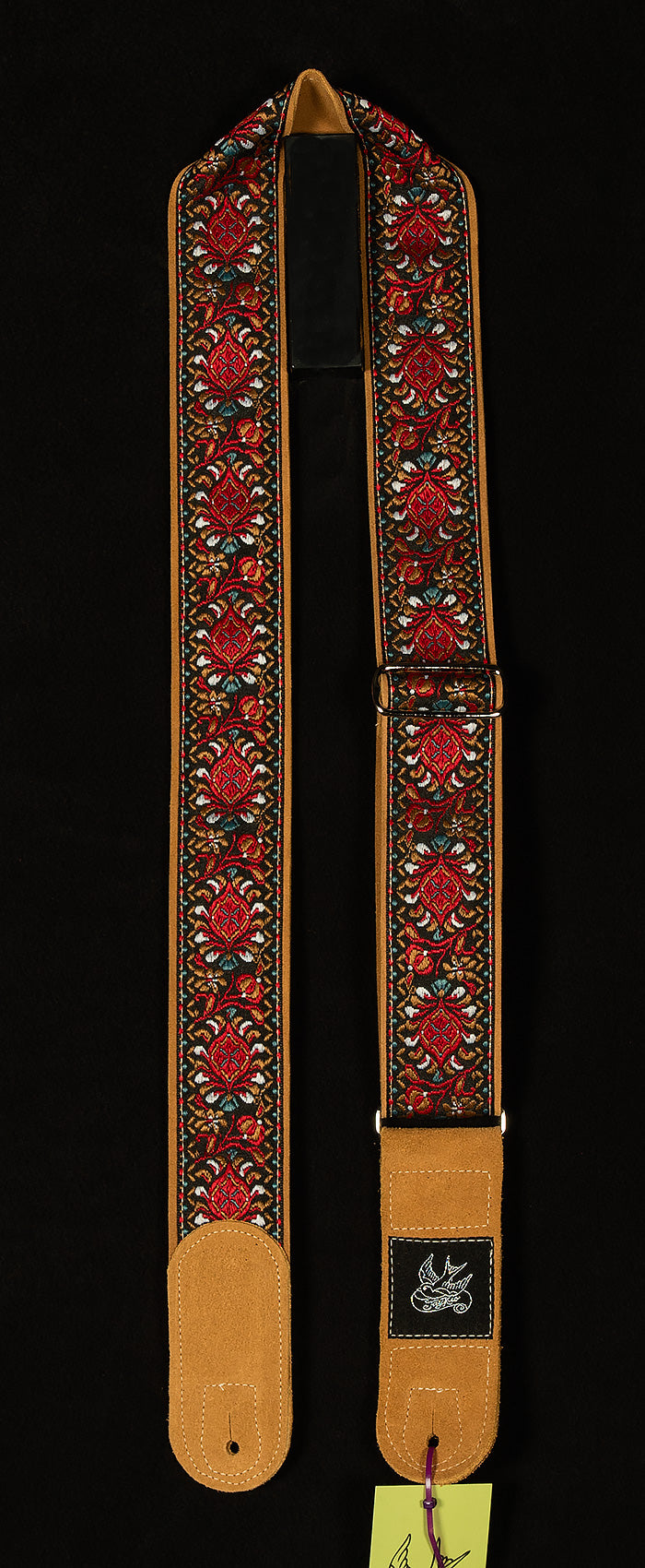 Toasty Red and Brown Flower Woven