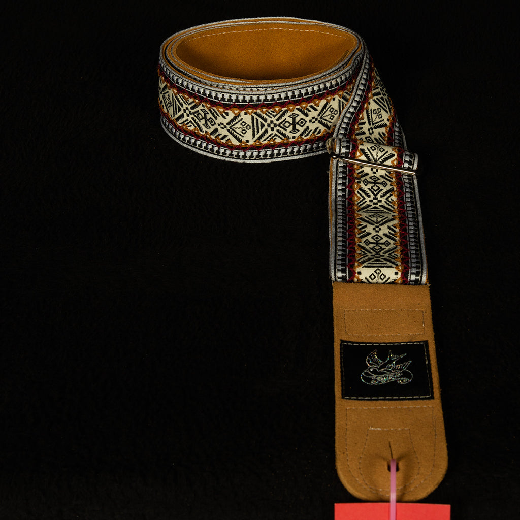 White Brown and Black Woven