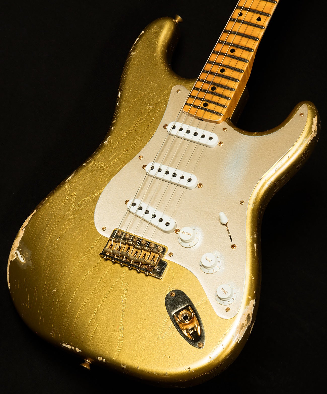 2022 Limited 1955 Bone Tone Stratocaster - Relic – Wildwood Guitars