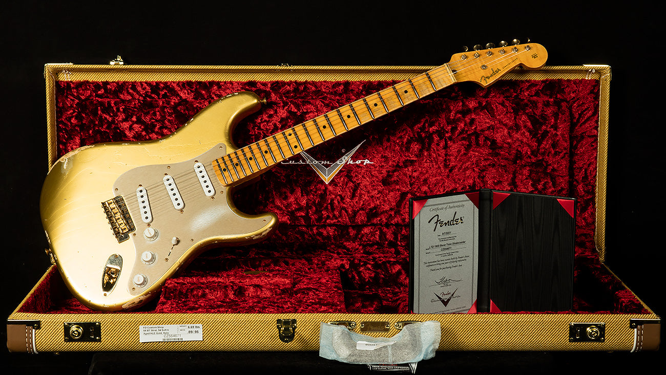 2022 Limited 1955 Bone Tone Stratocaster - Relic