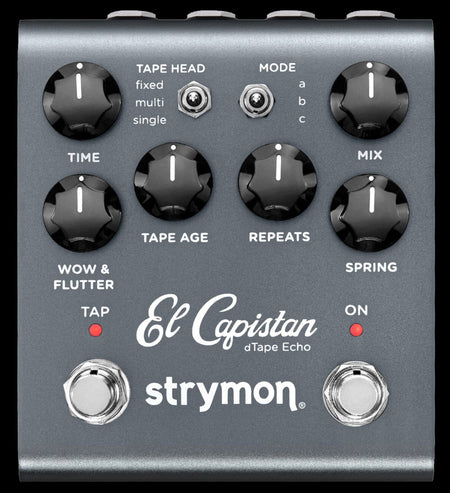 el capistan pedal V2 Tape Delay Color:Cobalt Blue Step Thru Jonathan Voice - Metal motorstateproduct New Features.
