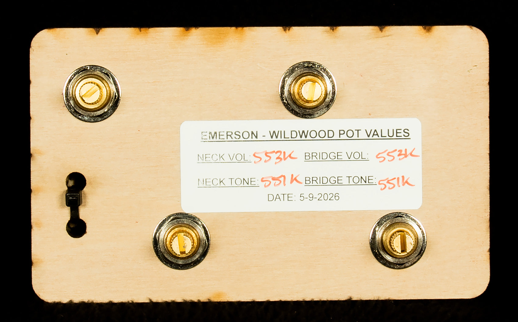 Wildwood-Exclusive 550K LP RestoMod Prewired Kit - Long Shaft
