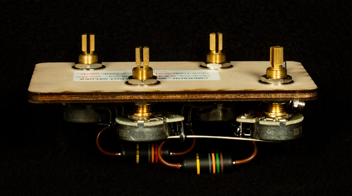 Wildwood-Exclusive 550K LP RestoMod Prewired Kit - Long Shaft