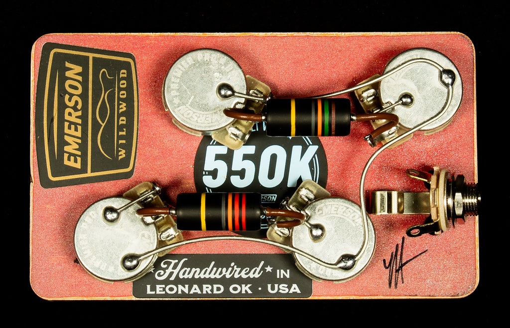Wildwood-Exclusive 550K LP Reissue Prewired Kit - Short Shaft