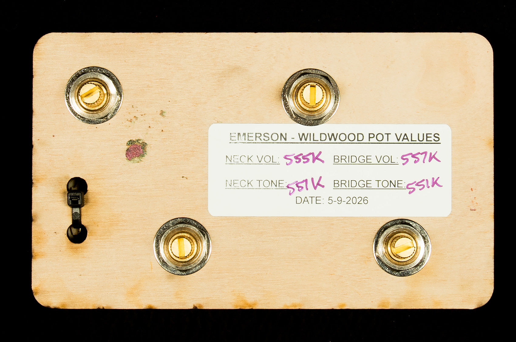 Wildwood-Exclusive 550K LP Reissue Prewired Kit - Short Shaft
