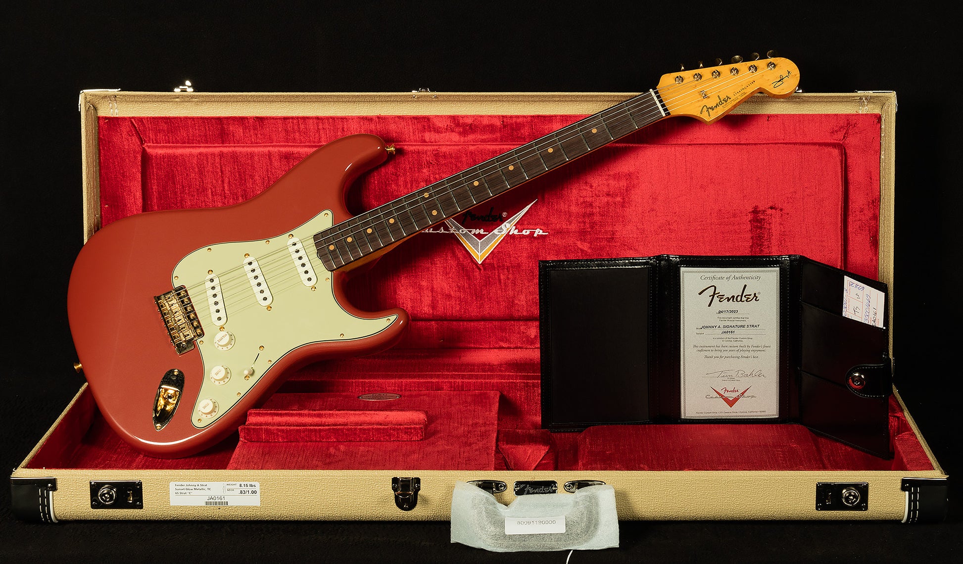 Fender Custom Artist Series Johnny A. Signature Stratocaster - Time Capsule