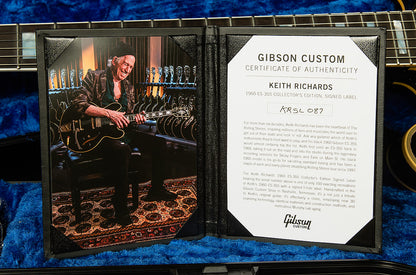 Keith Richards Signature 1960 ES-355 Collector's Edition  - Murphy Lab Aged, #87 of 100 Worldwide