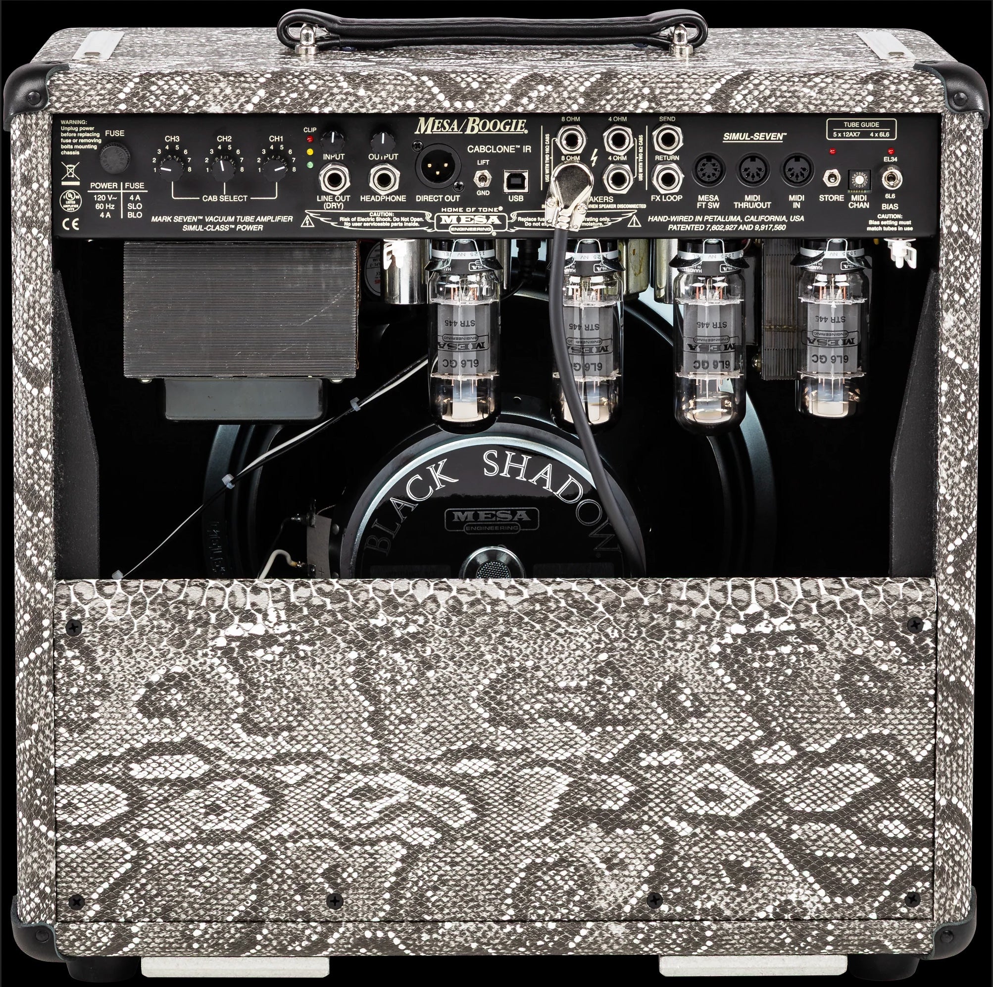 Mark VII 1x12 Combo Custom Configured - Indigo Python – Wildwood Guitars