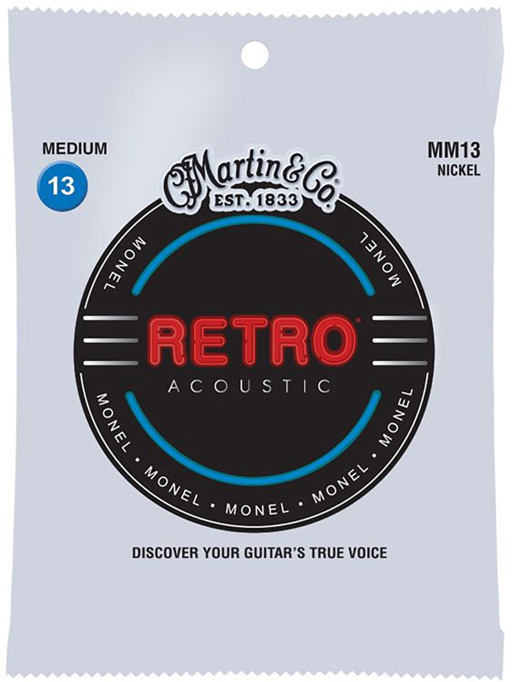 MM13 Retro Acoustic Guitar Strings - Medium 13-56