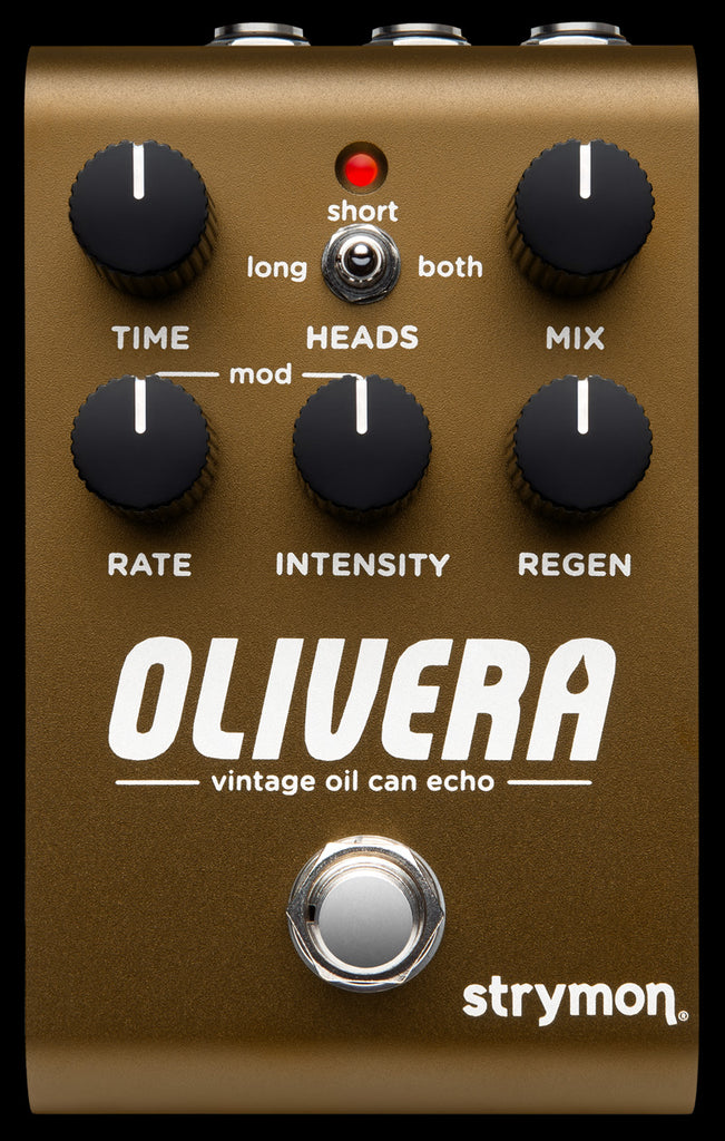 overdrive delay pedal Olivera Vintage Oil Can Echo