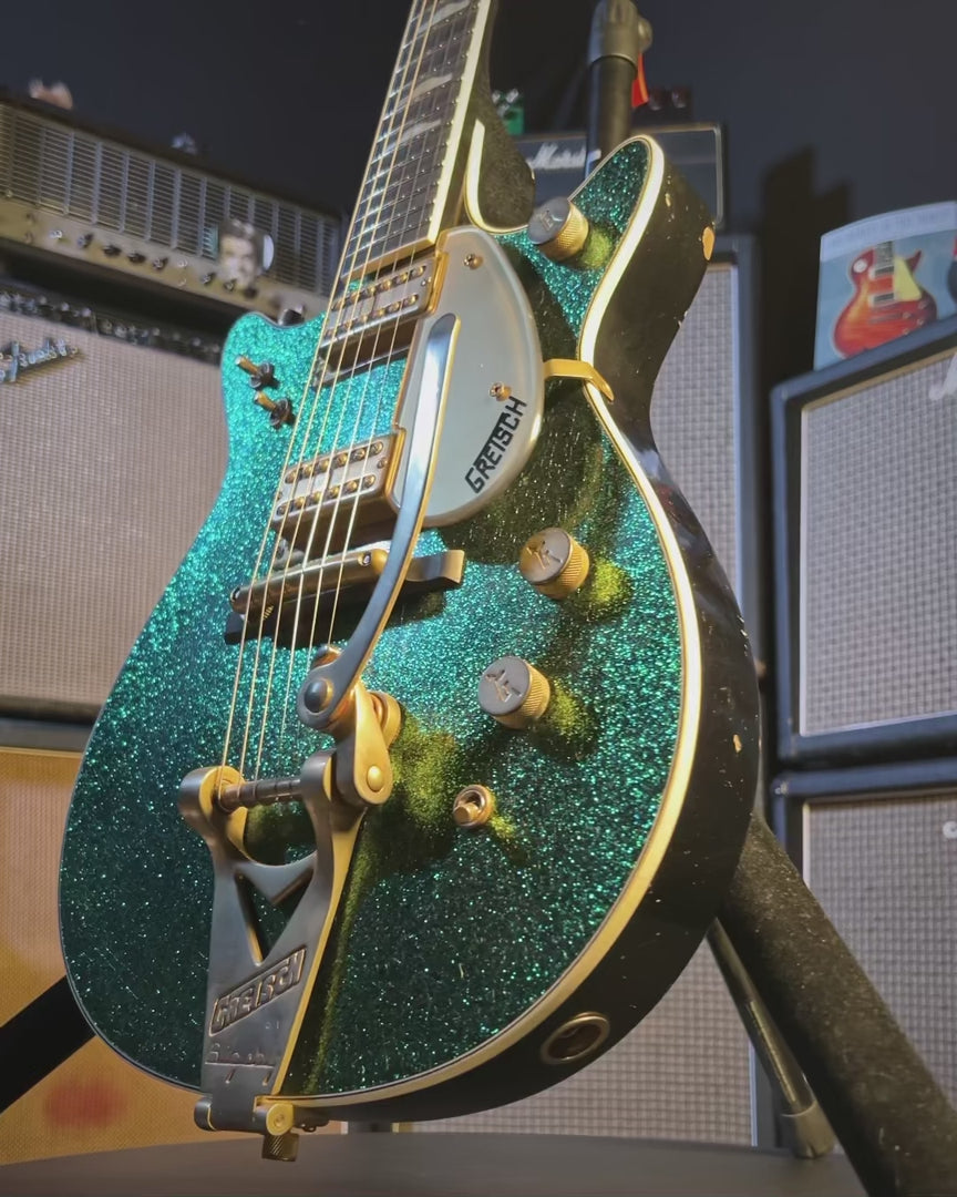 Masterbuilt G6128-CS 1962 Double Cut Duo Jet by Gonzalo Madrigal - Relic
