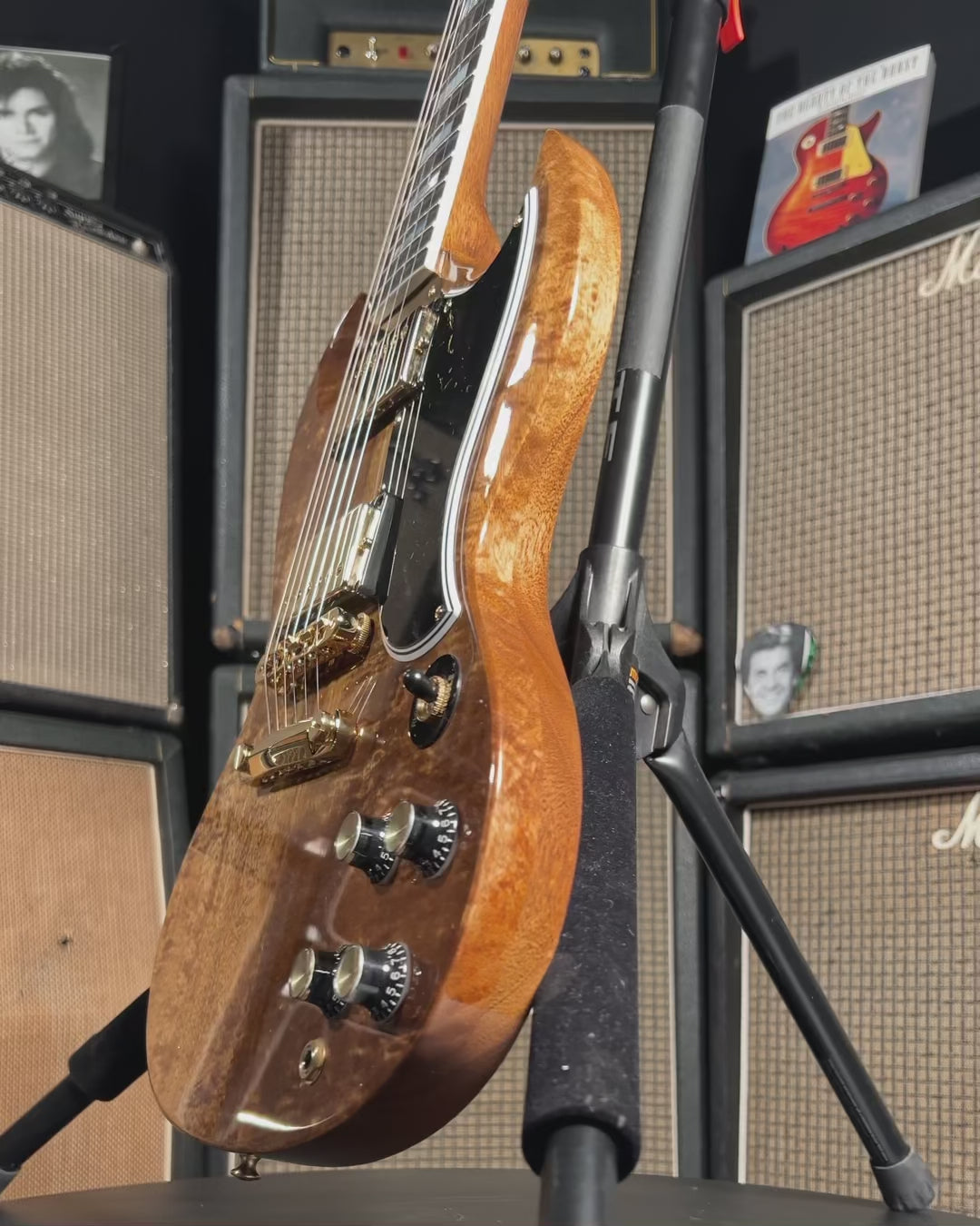 Limited Edition Collection SG Custom with Koa Top - Gloss