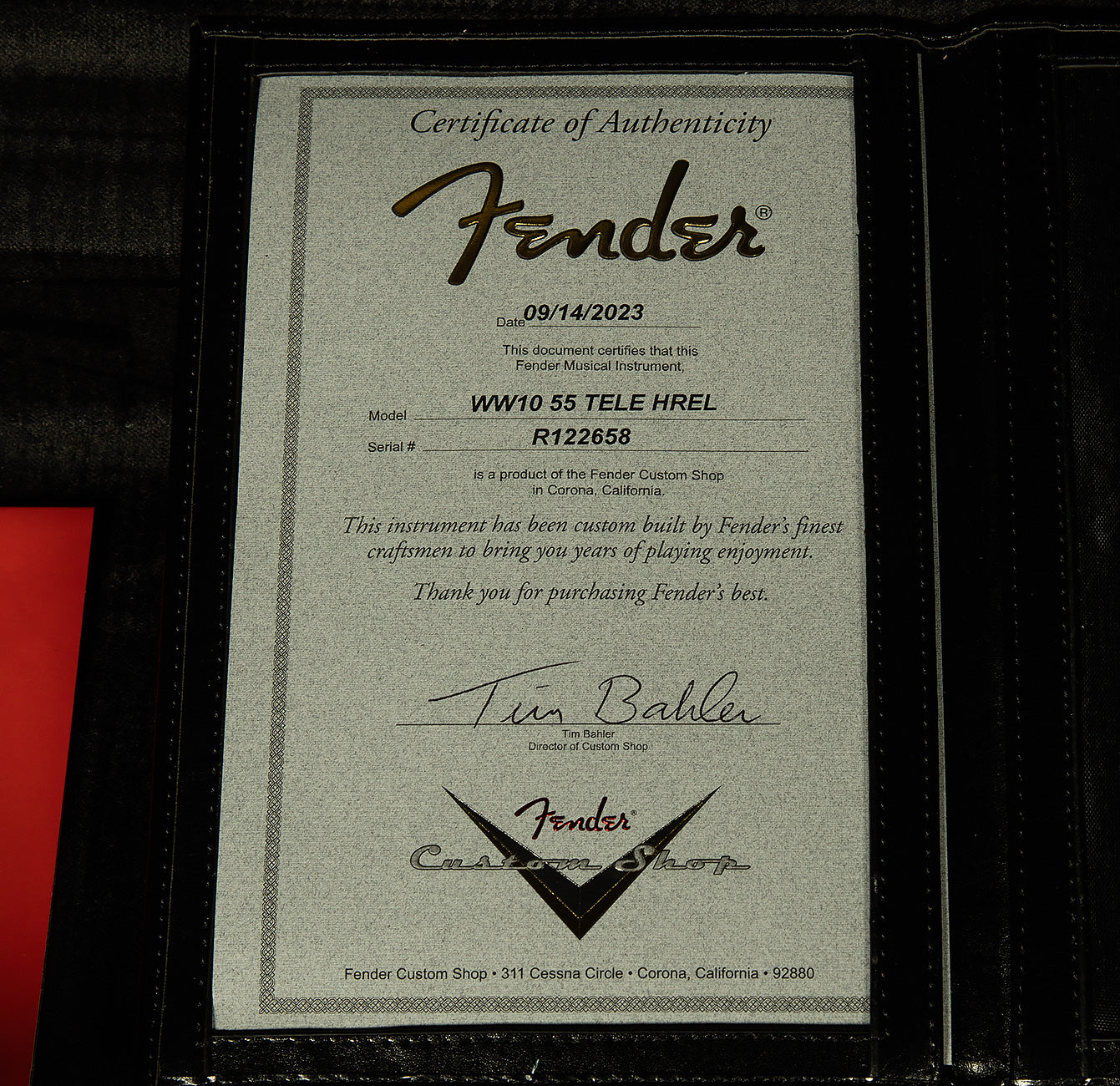 Wildwood 10 1955 Telecaster - Heavy Relic