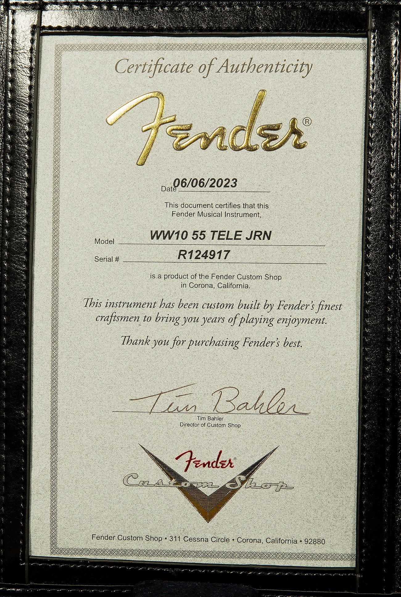 Wildwood 10 1955 Telecaster - Journeyman Relic