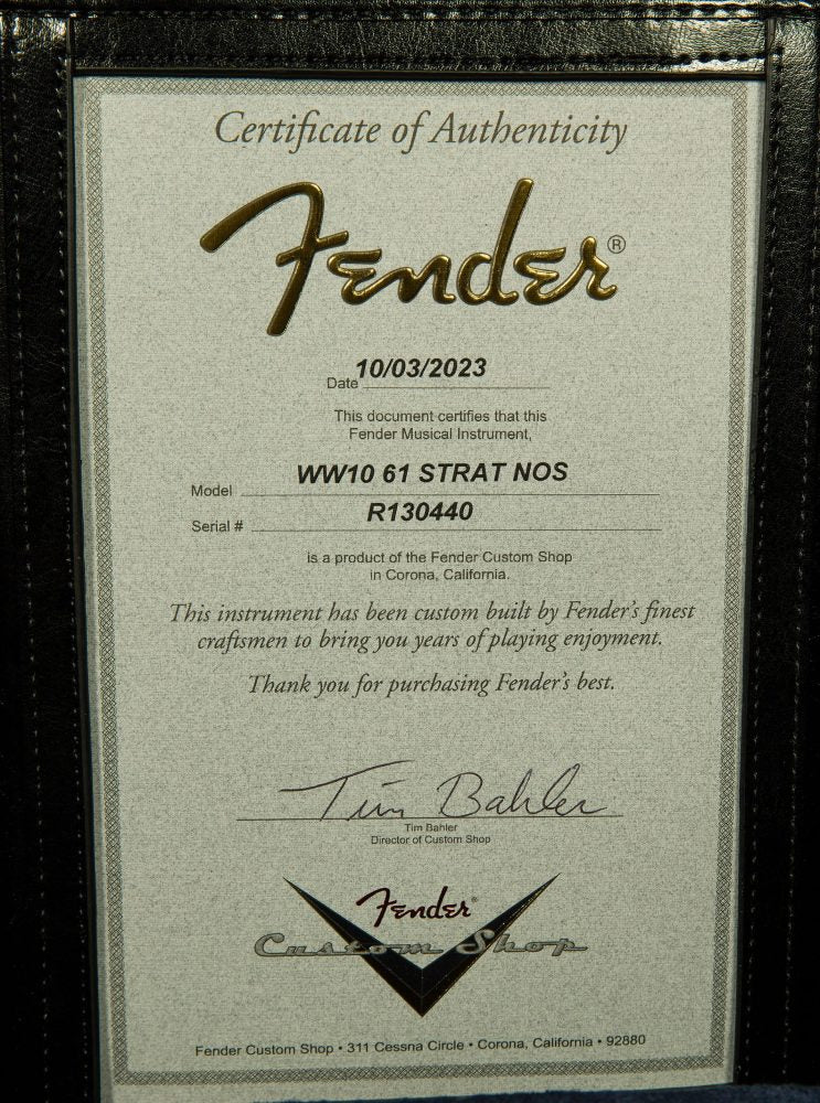 Wildwood 10 1961 Stratocaster - NOS