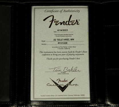 Wildwood 10 1952 Telecaster - Heavy Relic