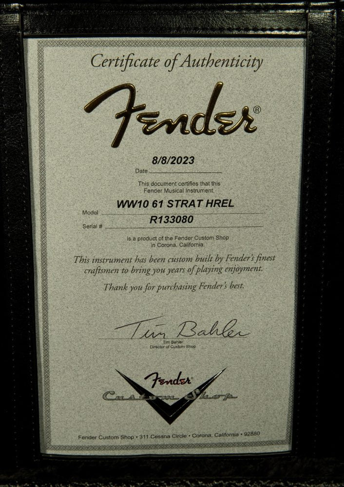 Wildwood 10 1961 Stratocaster - Heavy Relic
