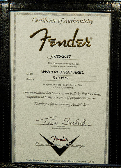 Wildwood 10 1961 Stratocaster - Heavy Relic